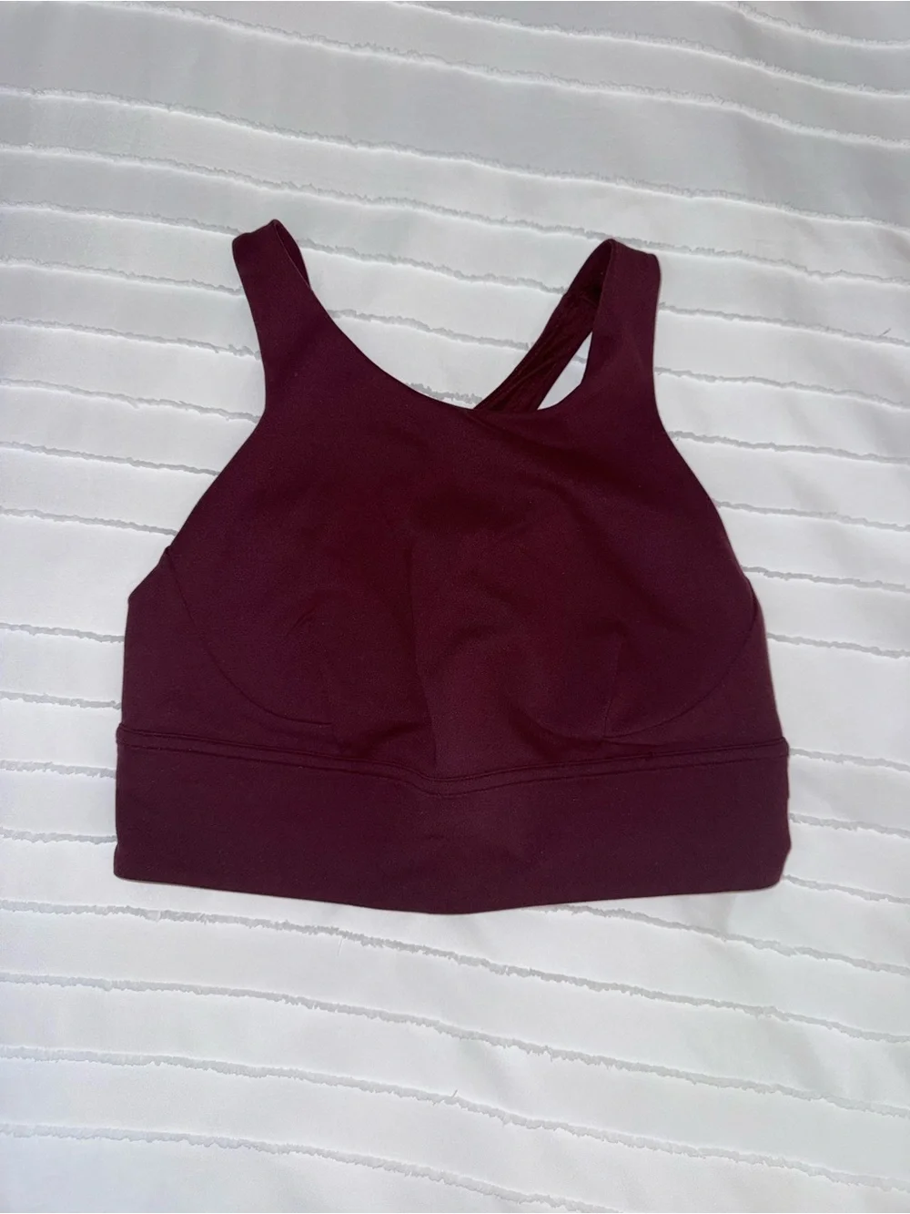 lululemon athletica Deep Plum Racerback Sports Bra